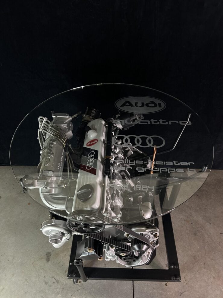 Audi Inline-Five Engine Coffee Table 2