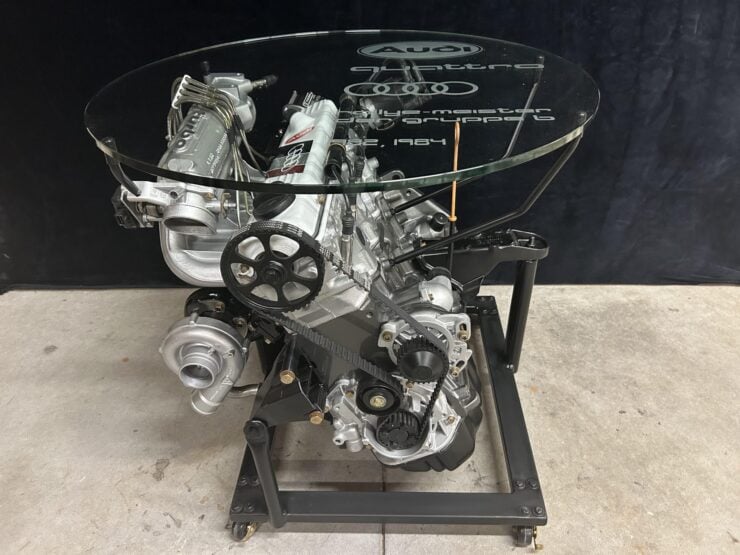 Audi Inline-Five Engine Coffee Table 4