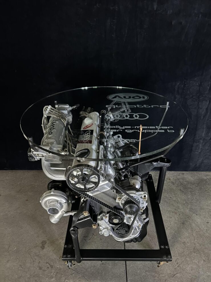 Audi Inline-Five Engine Coffee Table 5