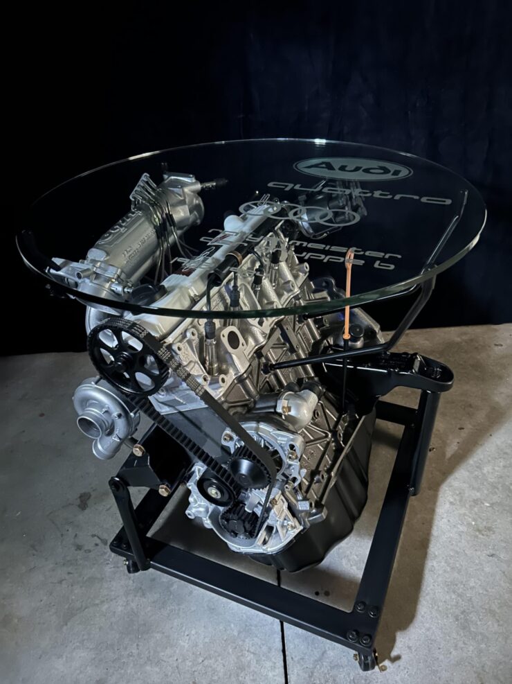 Audi Inline-Five Engine Coffee Table 6