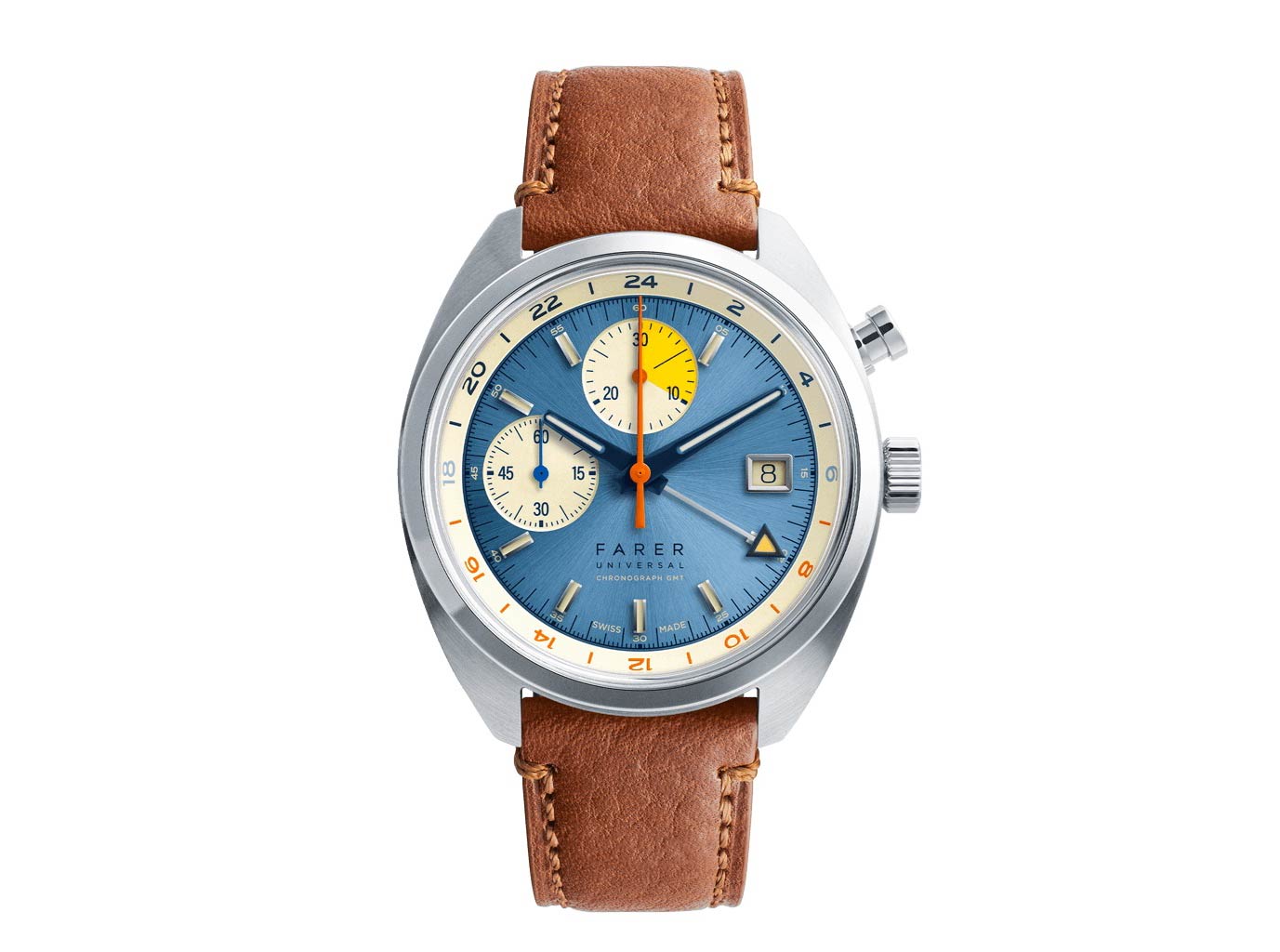 Farer Cobb III Monopusher Chronograph GMT