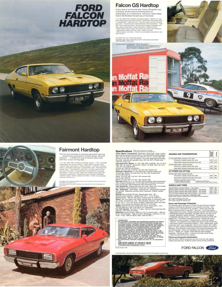 Ford Falcon XC Hardtop Brochure