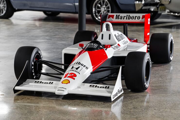 McLaren MP4-4 Formula One Car Scale Model 3