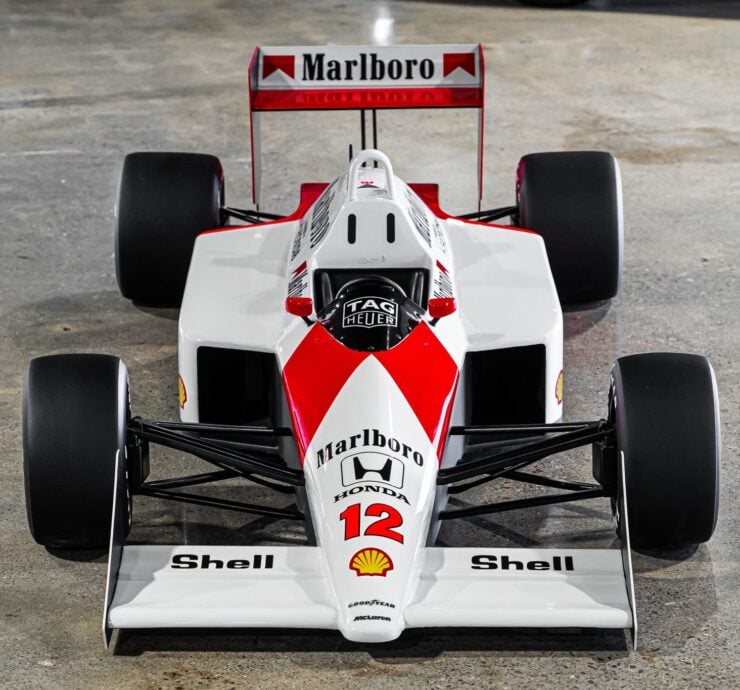 McLaren MP4-4 Formula One Car Scale Model 4