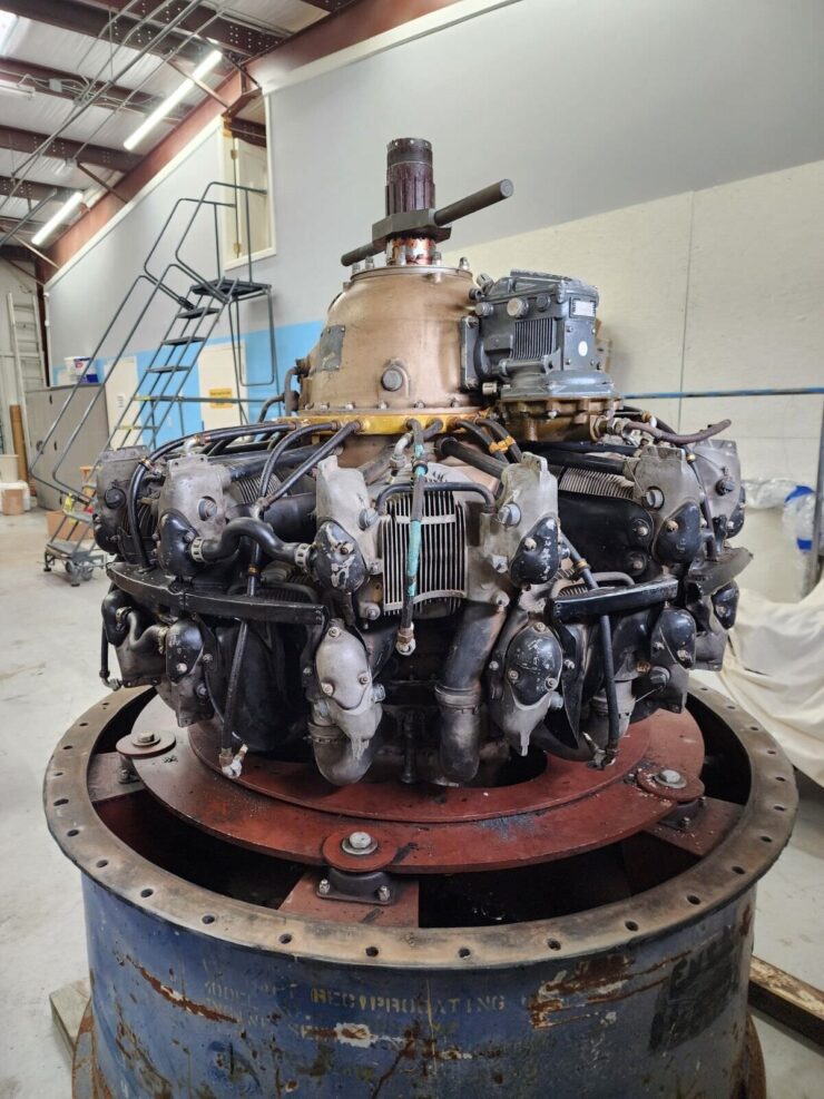 Pratt & Whitney R-2000 Twin Wasp Radial Engine 1