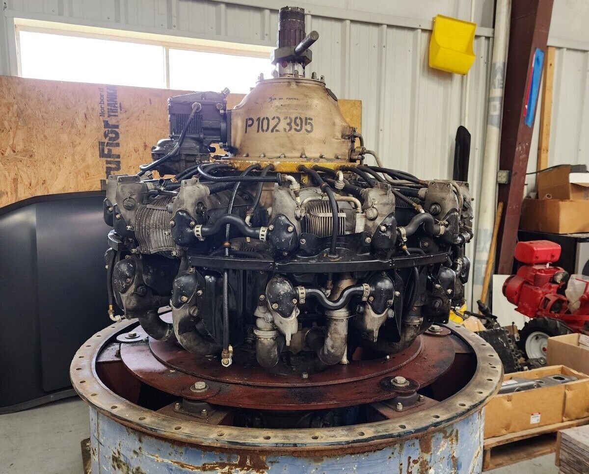 eBay Find: A 1450 BHP Pratt & Whitney R-2000 Twin Wasp Radial Engine