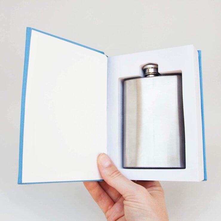 Self Help Book With Hidden Flask 3