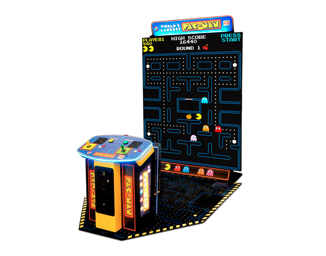 Worlds Largest Pac‐Man Arcade Game