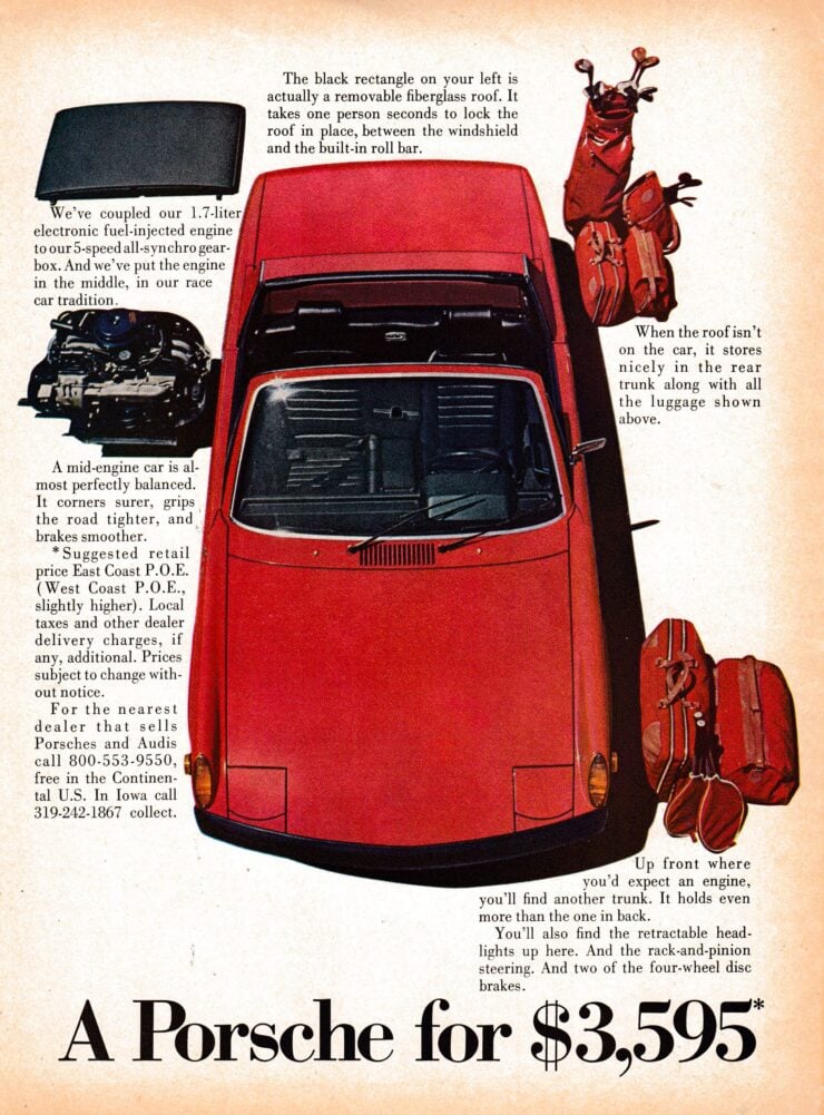 Porsche 914 Vintage Ad