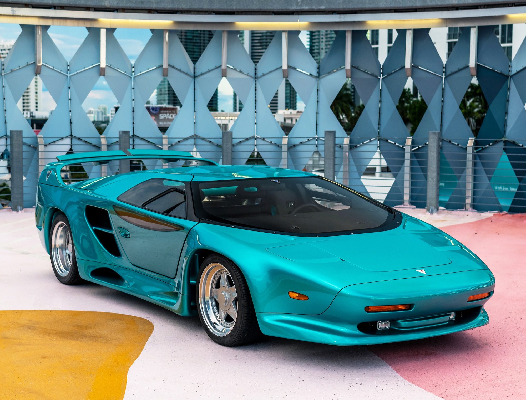 The 1993 Vector Avtech WX-3 supercar prototype