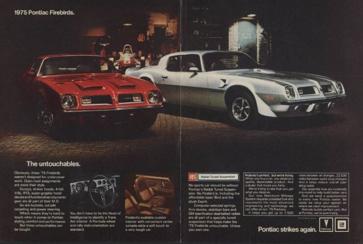 1975 Pontiac Trans Am Vintage Ad