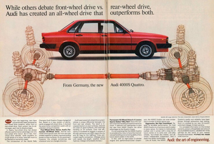 Audi 4000 Vintage Ad