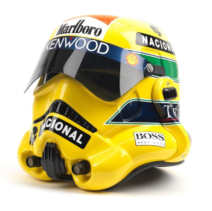 Ayrton Senna Stormtrooper Helmet Vertical