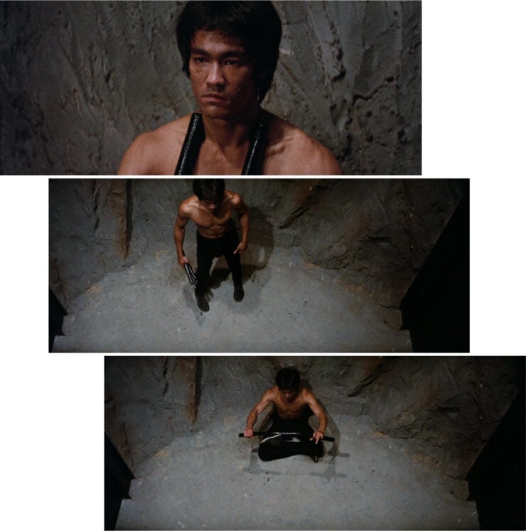 Bruce Lee Nunchaku From Enter The Dragon Collage