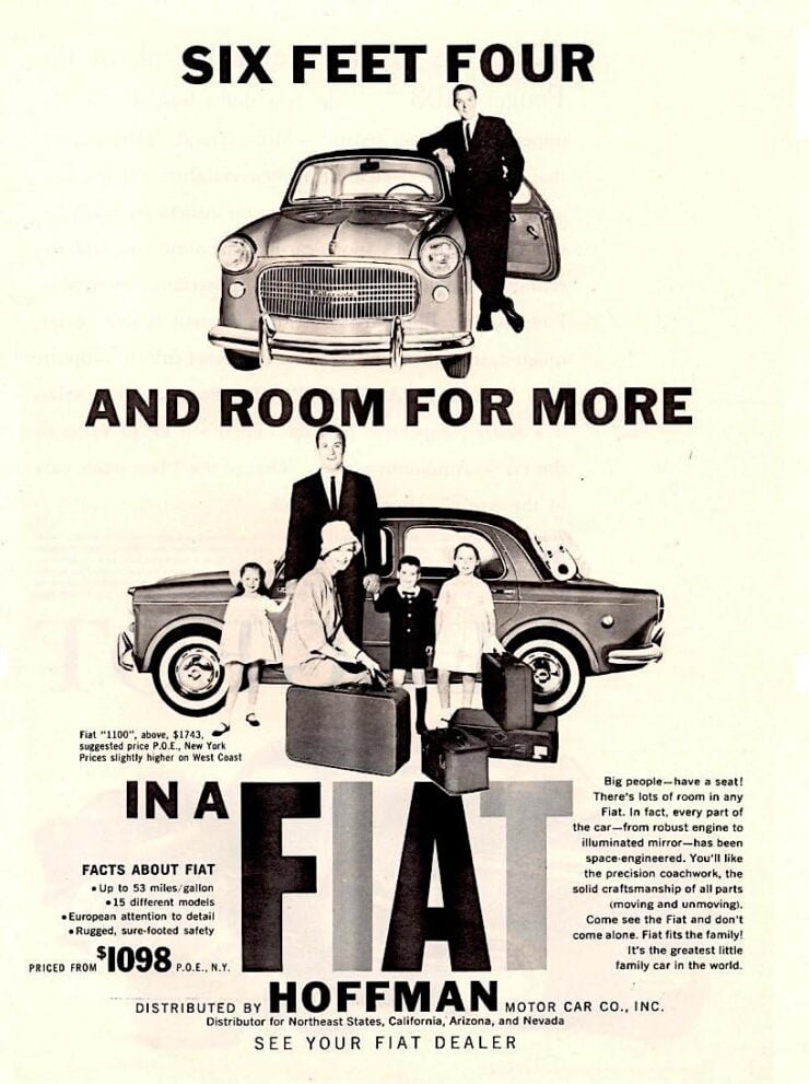 Fiat 1100 Vintage Ad