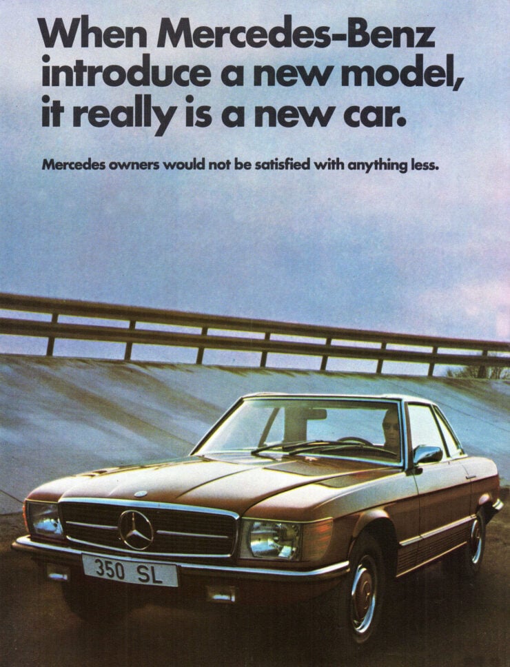 Mercedes-Benz R107 Vintage Ad