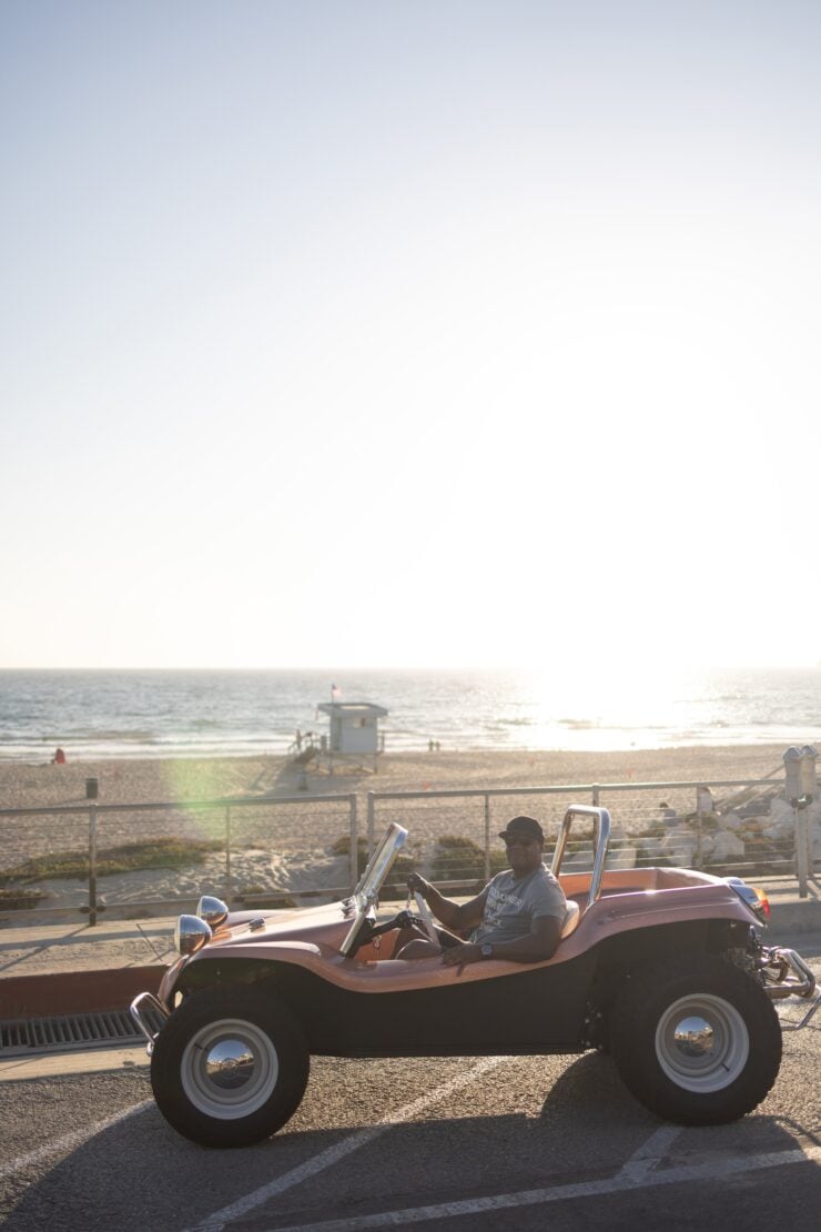 Stan Evans In a Meyers Manx