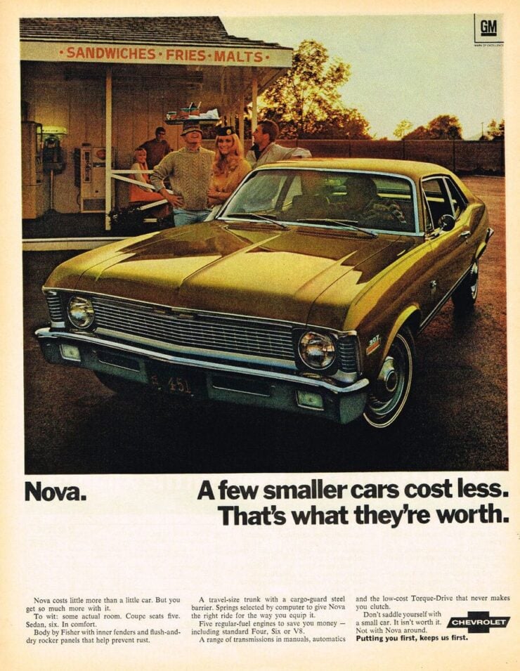 Chevrolet Nova Vintage Ad