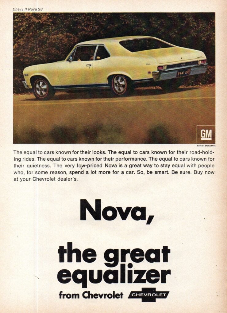 Chevrolet Nova Vintage Advertisement