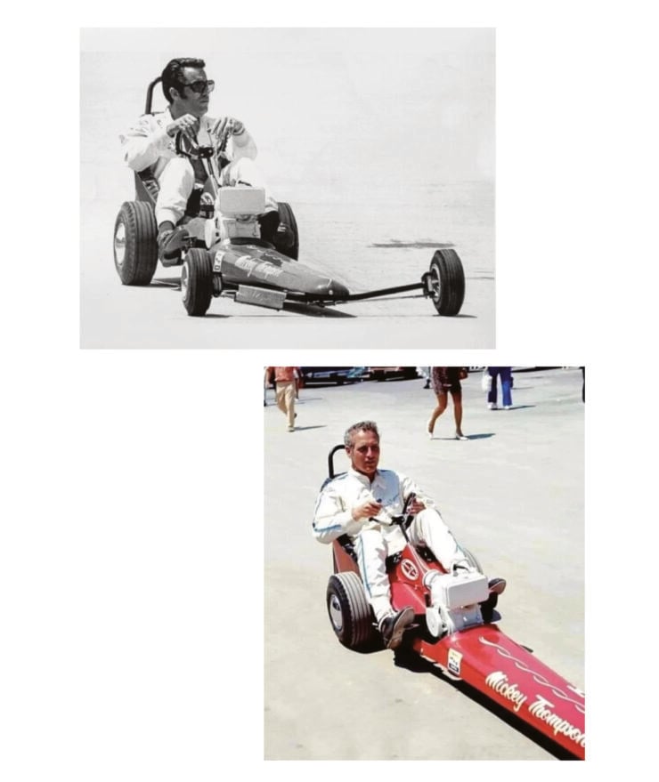 Mickey Thompson Mini Dragster Collage