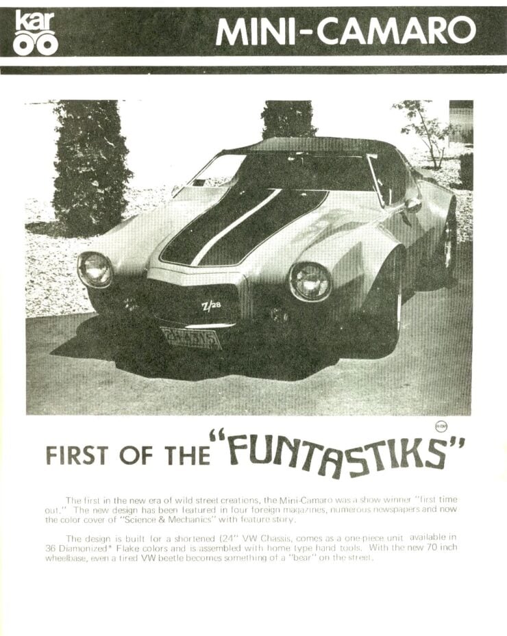 Mini Camaro Funtastisk Kit Car