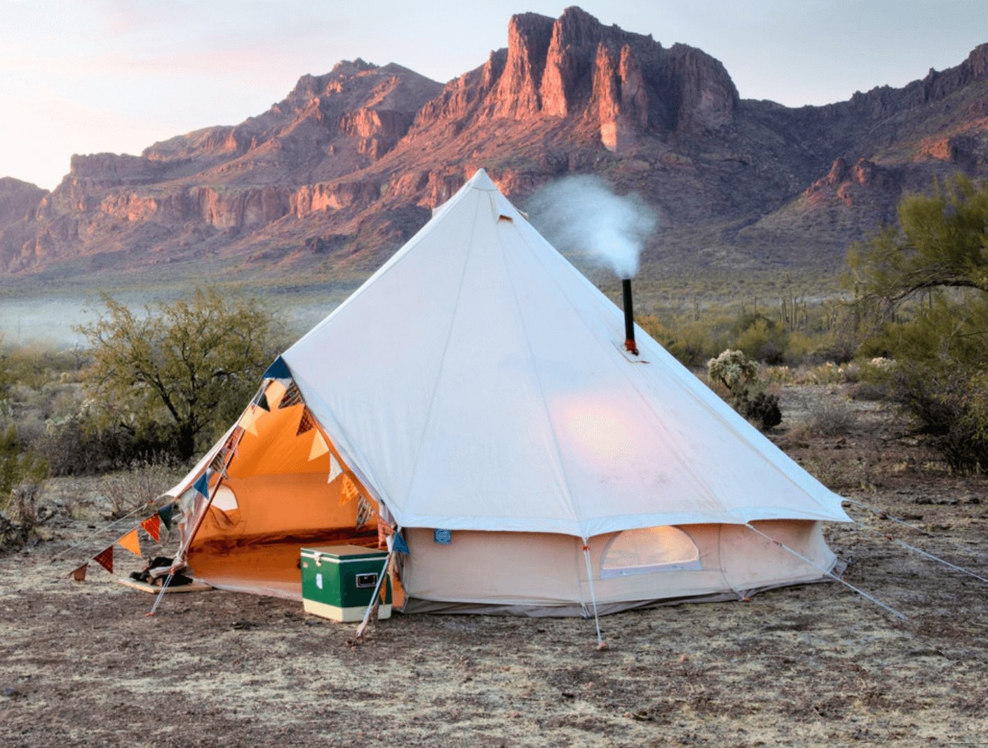 The Stout Bell Tent: Made From American 10 Oz Canvas