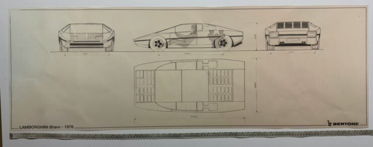 Bertone Italdesign Michelotti Blueprints 13