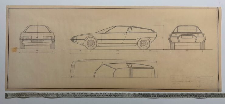 Bertone Italdesign Michelotti Blueprints 17