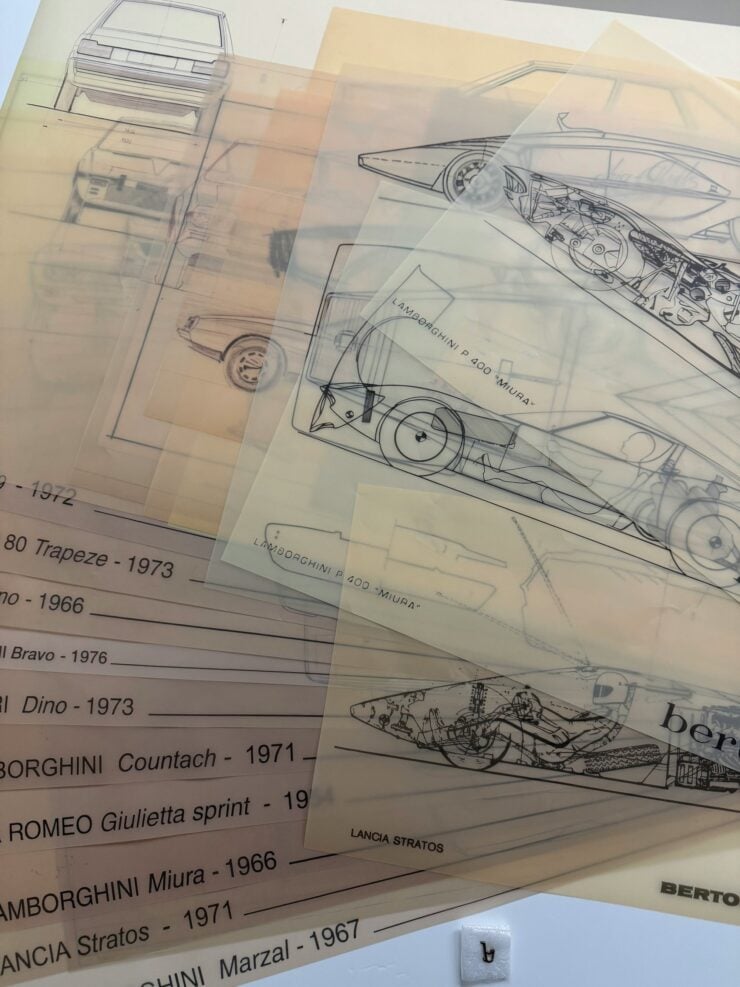 Bertone Italdesign Michelotti Blueprints 34