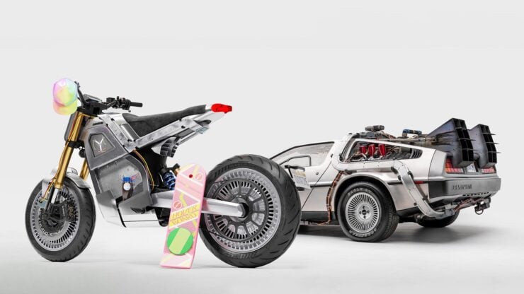 DAB 1α Back to the Future DeLorean Electric Motorcycle 12