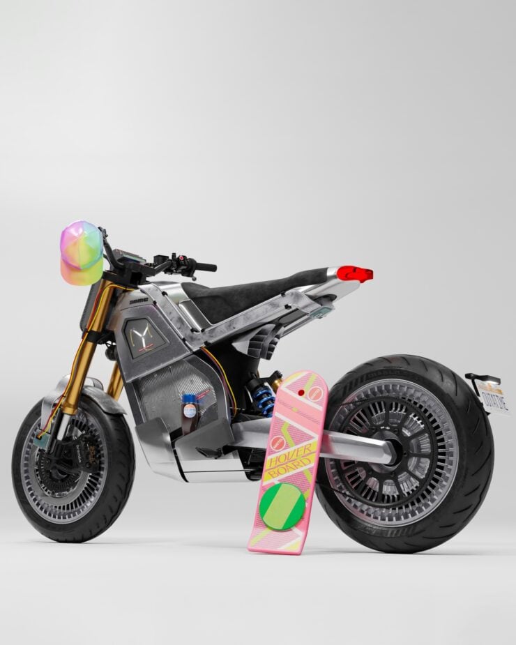 DAB 1α Back to the Future DeLorean Electric Motorcycle 17