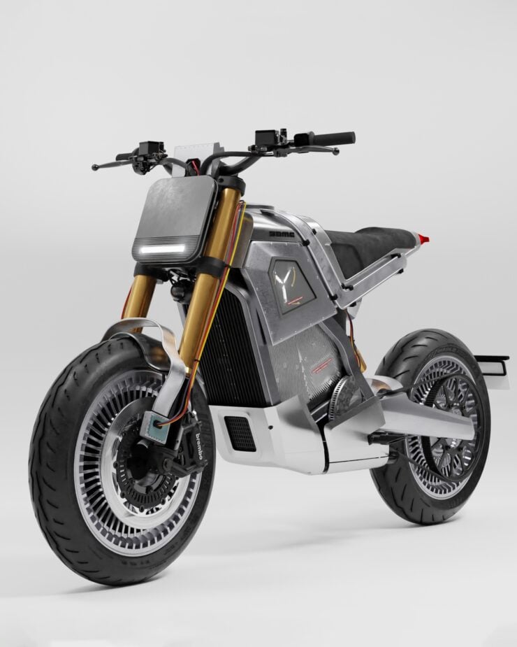 DAB 1α Back to the Future DeLorean Electric Motorcycle 19