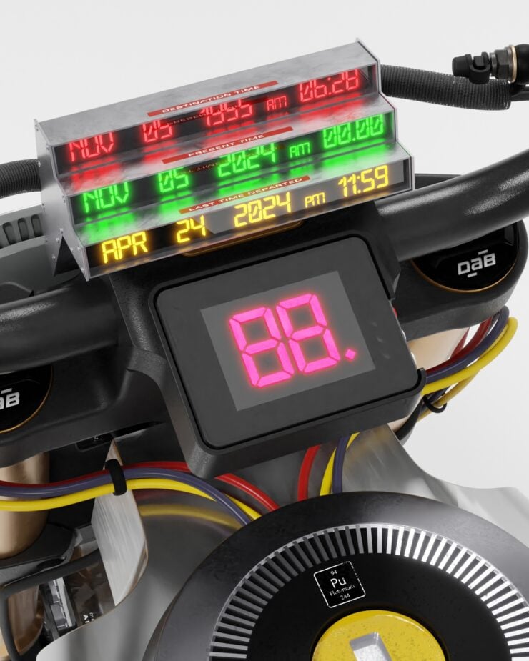 DAB 1α Back to the Future DeLorean Electric Motorcycle 21