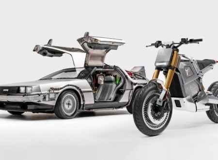 DAB 1α Back to the Future DeLorean Electric Motorcycle