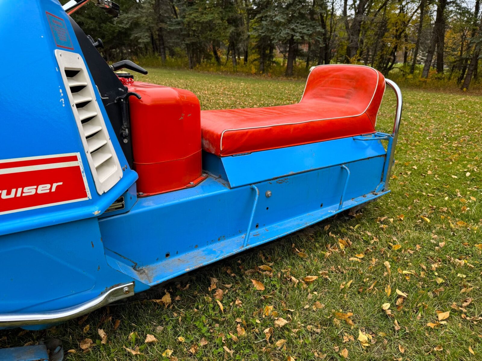 Retro Snowmobile: A Classic 1970 OMC Snow Cruiser