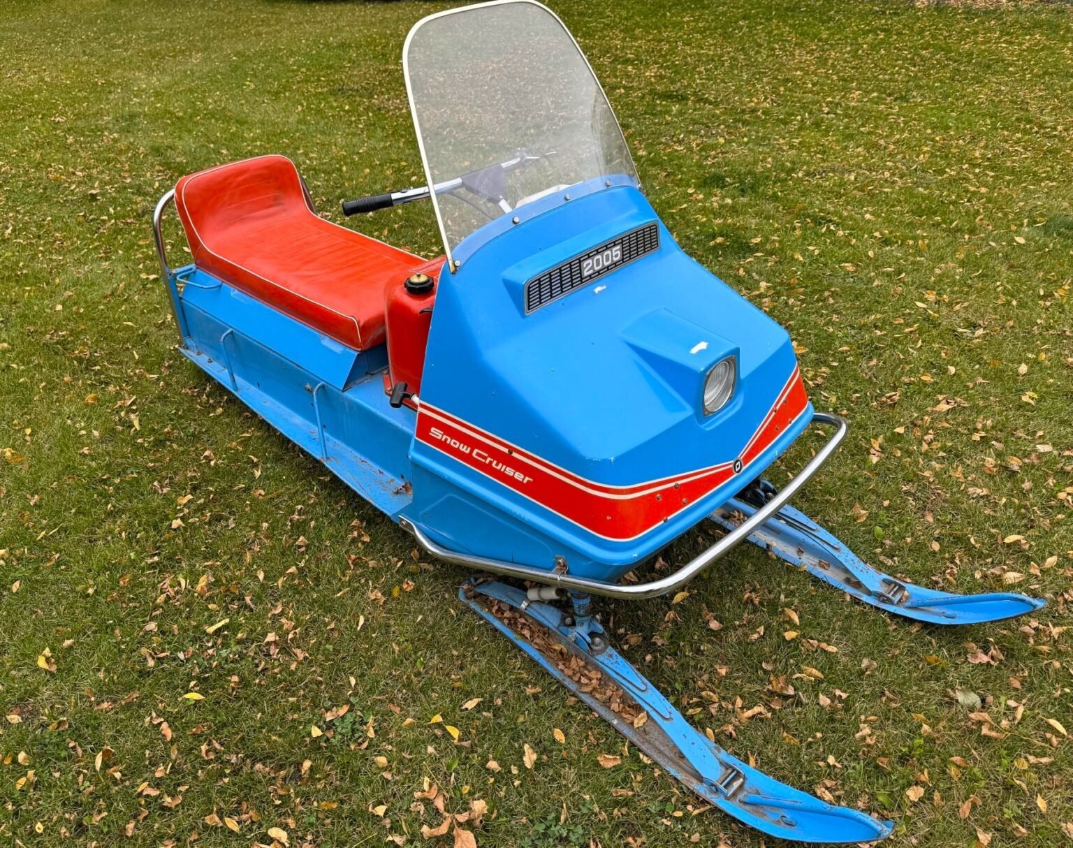 Retro Snowmobile: A Classic 1970 OMC Snow Cruiser