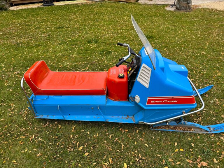 Retro Snowmobile: A Classic 1970 OMC Snow Cruiser