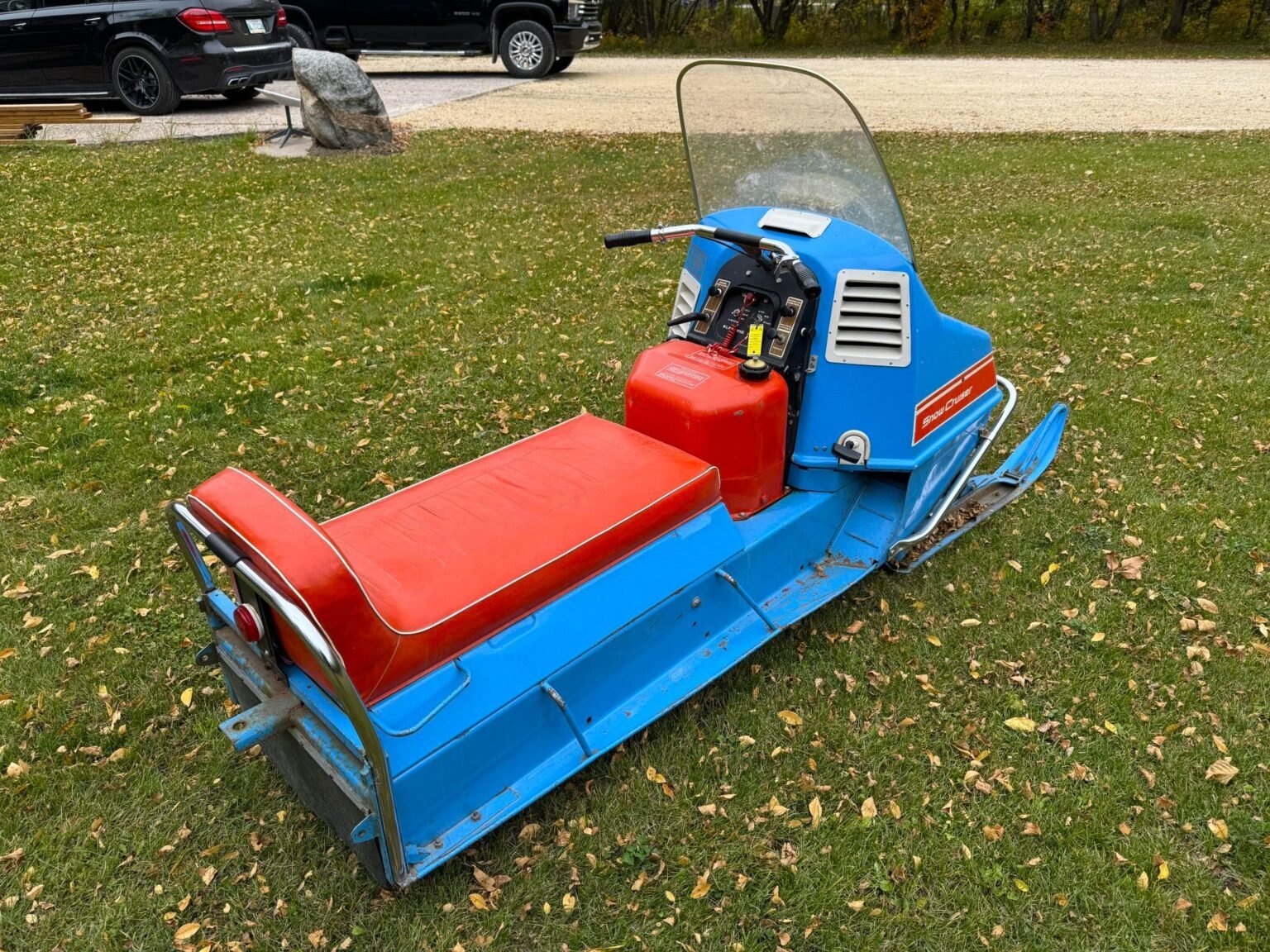 Retro Snowmobile: A Classic 1970 OMC Snow Cruiser