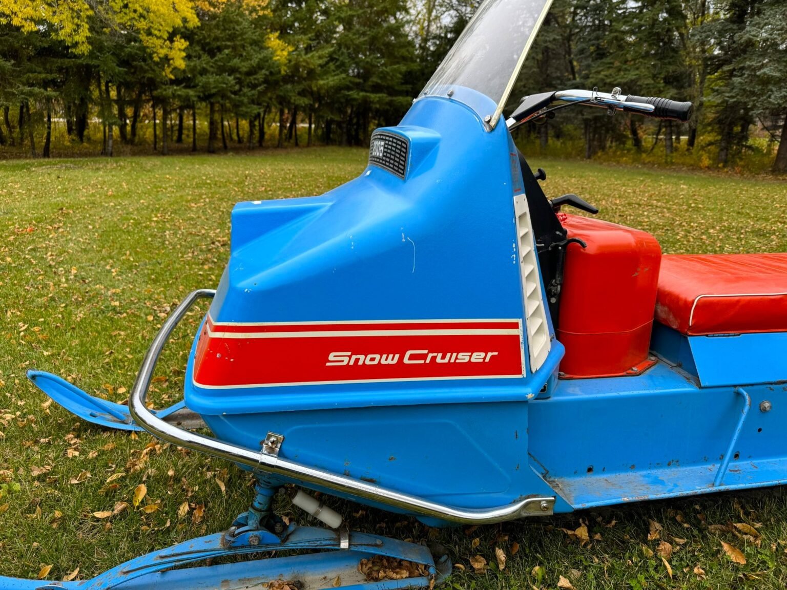 Retro Snowmobile: A Classic 1970 OMC Snow Cruiser