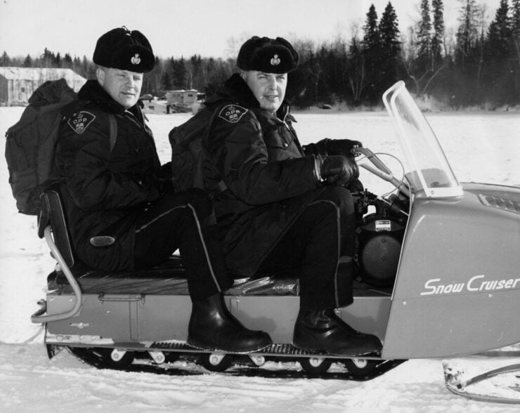 Ontario Provincial Police Snowmobile