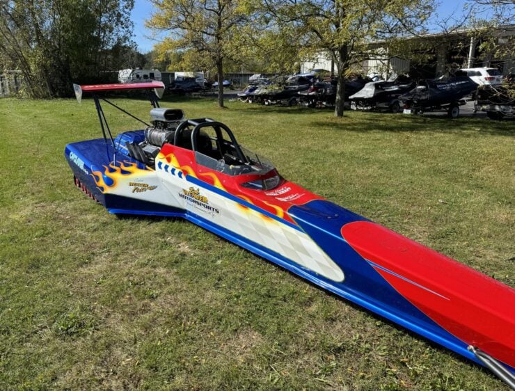 Supercharged Snowmobile Dragster 1