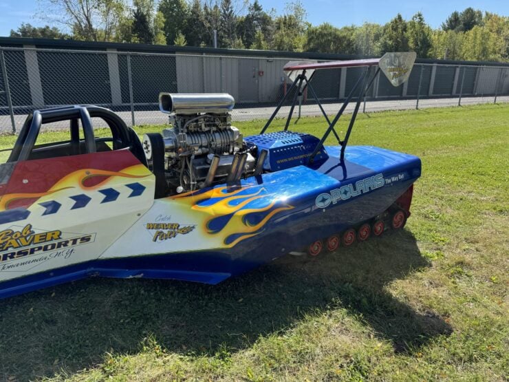 Supercharged Snowmobile Dragster 11