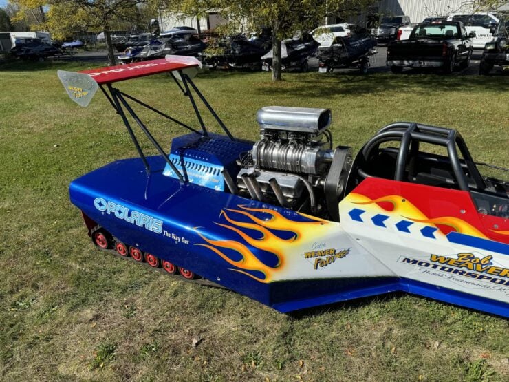 Supercharged Snowmobile Dragster 5