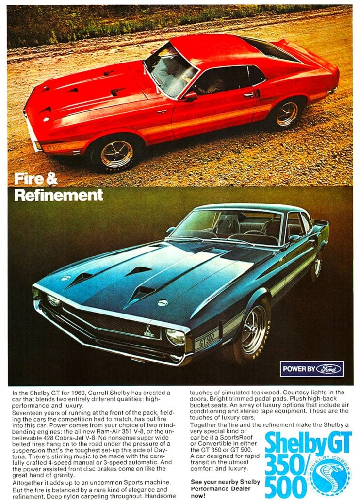 1969 Shelby GT500 Ad