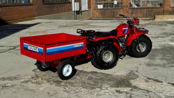 Honda ATC Big Red And Matching Trailer 2