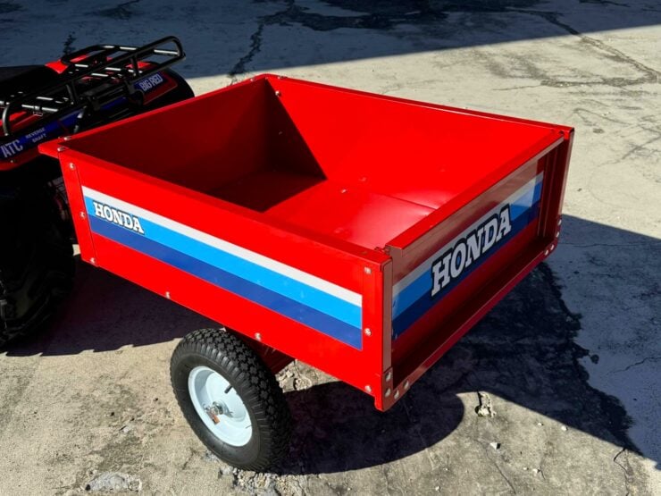 Honda ATC Big Red And Matching Trailer 6