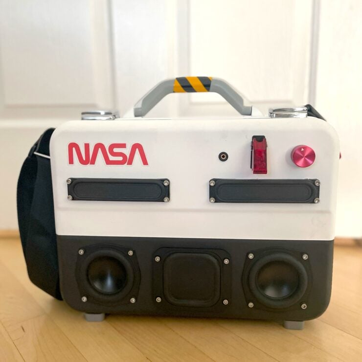 NASA-Style Astronaut Briefcase Boombox 1