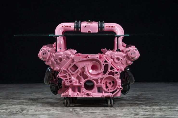 Pink Pig Porsche 928 V8 Coffee Table 1