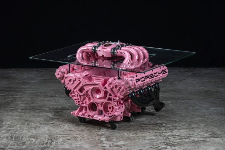 Pink Pig Porsche 928 V8 Coffee Table 4