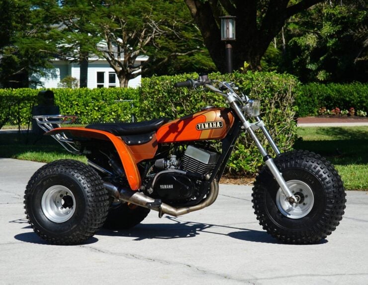 A Yamaha RD400 Three-Wheeler: A 1980s-Era Two-Stroke 